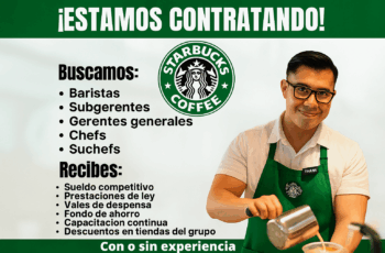 Únete a Starbucks. Buscamos colaboradores apasionados para atención al cliente y cafetería. ¡Postula hoy!