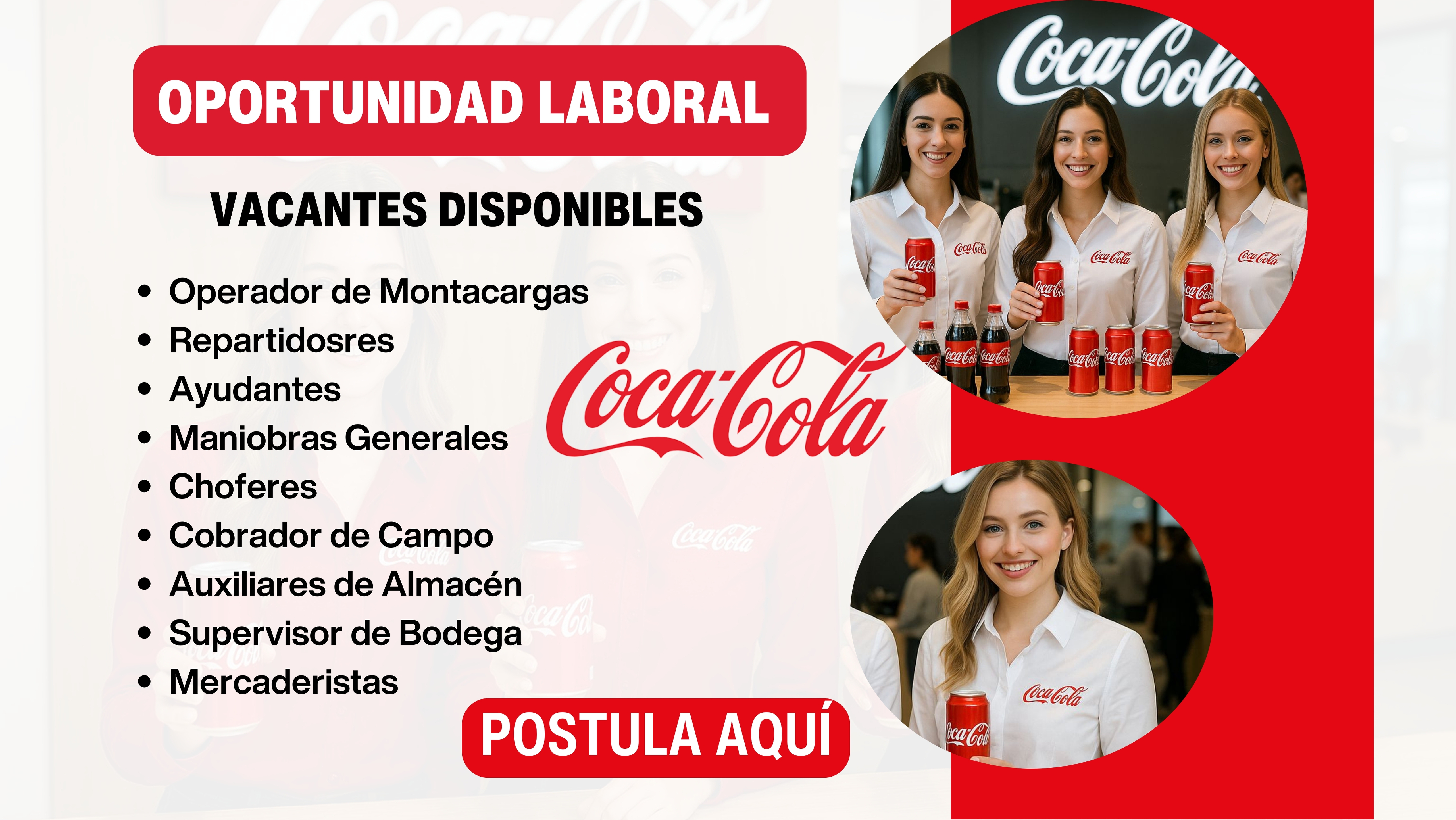 Trabaja en Coca-Cola: ¡Postula Hoy y Sé Parte de Su Equipo Global!