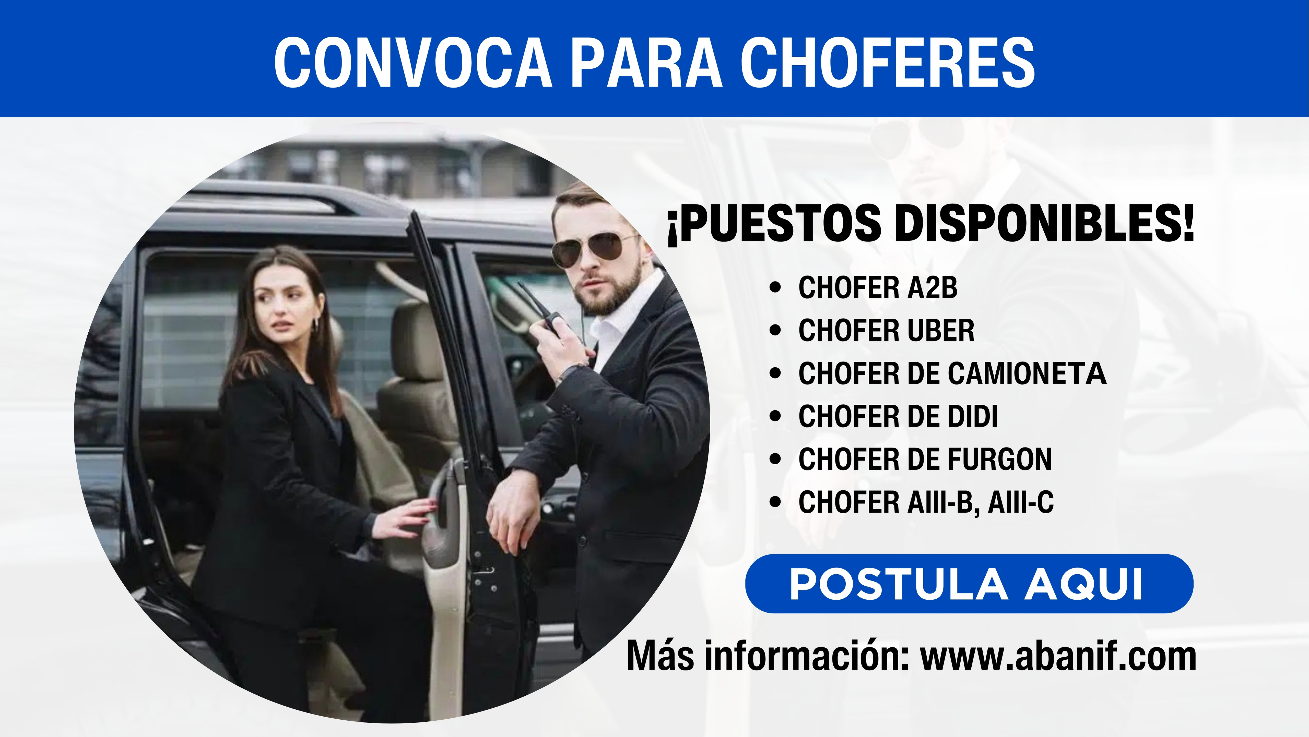 Plazas disponibles para conductores en diversas empresas. Se ofrece contrato estable y buen salario