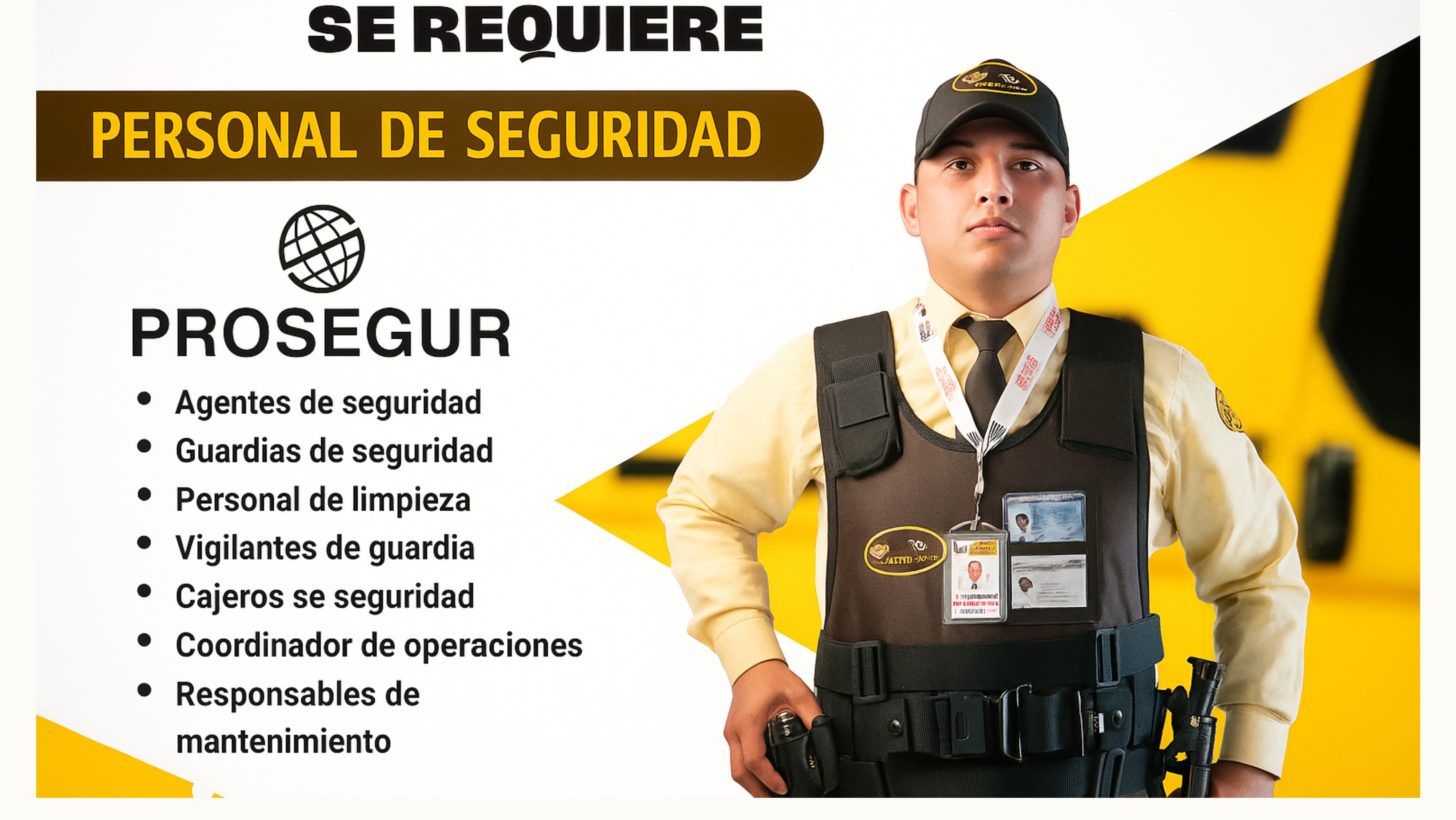 Prosegur cuenta con nuevas ofertas laborales en seguridad, logística y administración. ¡Postula hoy!