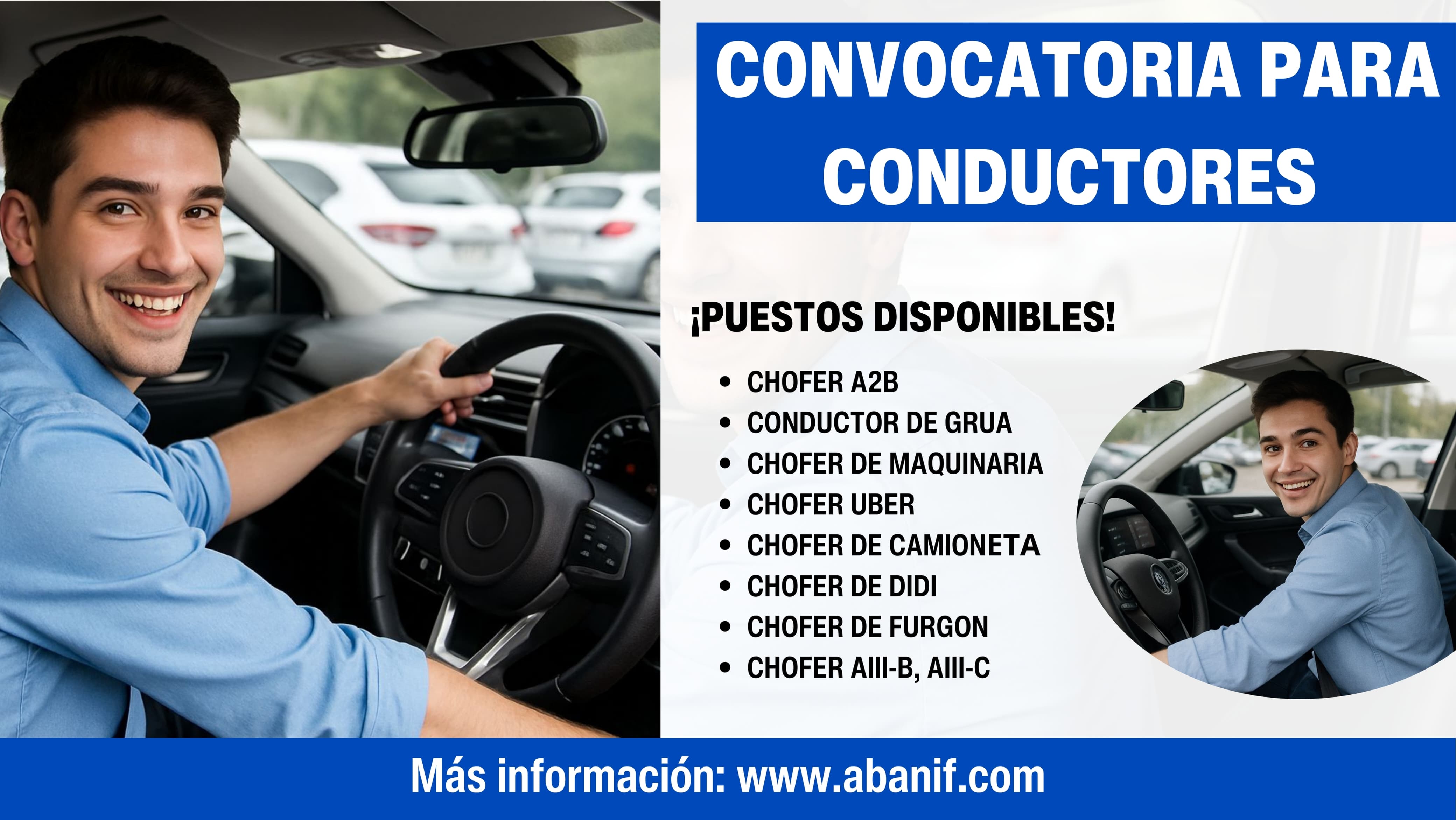 Empresa solicita choferes responsables para transporte inmediato